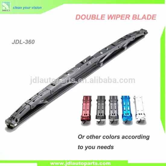 Colorful Double Wiper Blade