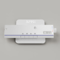 White Digital Display Light Bathroom Rainfall Shower Set