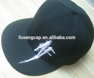 Acrylic Material Snapback CapCustom snapback brim 6 panel 3d embroidery snapback hat and cap