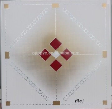 Interior tile ,decorative PVC Ceiling Tiles, 595mm X 595mm