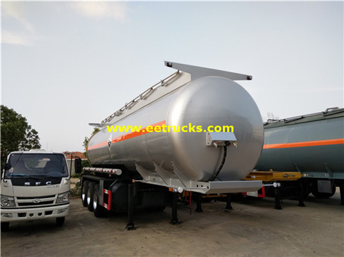 35T 34000 lita sodium hydroxide tanker trailers