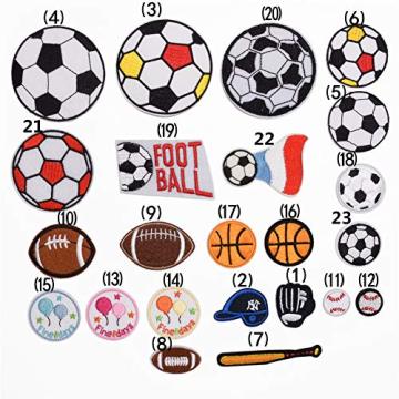 Jeux de sports de balle fer sur patch tissu enfants