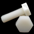 Length Nylon Hex Bolt White Plastic Hexagon