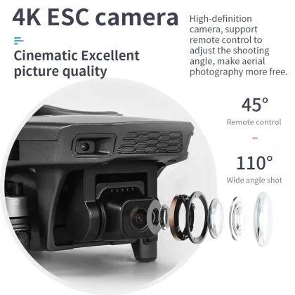 Flyxinsim L300 Drone Fan 249G Uav Aircaraft Dual Vision,Engine Drones With 4K Camera And Gps,Syma Drone Pour Enfants