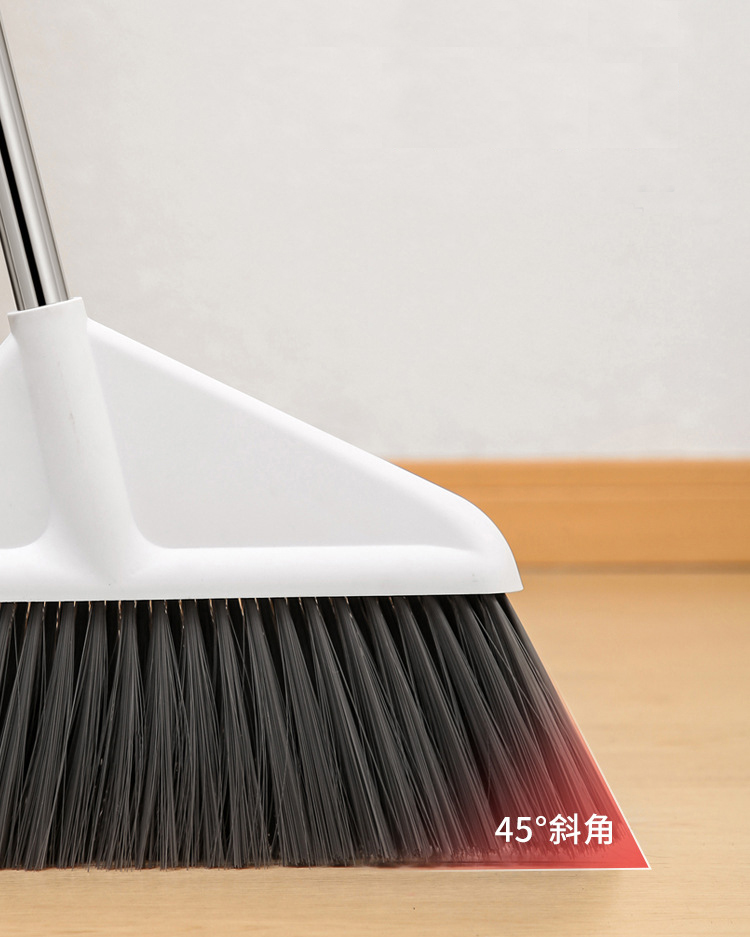 Plastic Broom Long Handle Broom with Soft Bristle