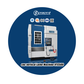 CNC Vertical Lathe Turning Machine VTC500 with FANUC Control System