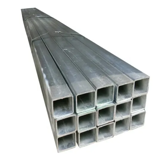 ERW Steel Square Tubing: Standard Sizes 75mm*38mm GI Square Pipe SHS RHS