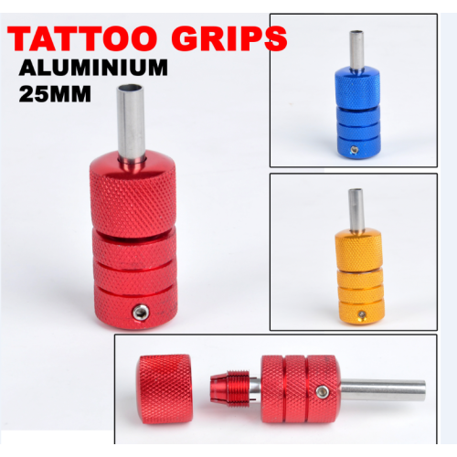 Shinny Colorful Aluminum Tattoo Grips