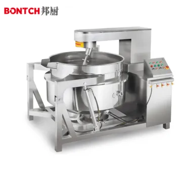 Stainless 304 industrial caramel sauce fruit jam making machine automatic cooking pot