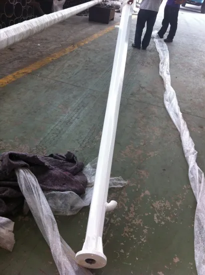 6m Height Street Lighting Round Tapered Steel Pole