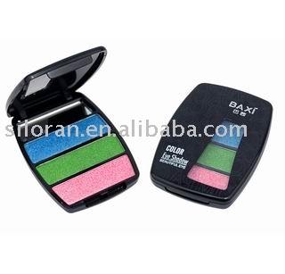 Three-colored eyeshadow
