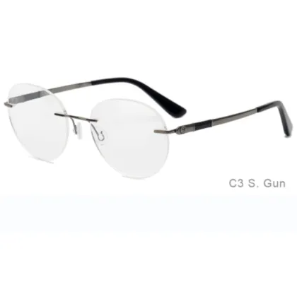 Titanium Alloy Rimless Blocking Glasses and Optical Frames