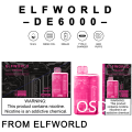 Neue Marke Elfbar 5000 Einweg -ElfWorld DE6000 Vape