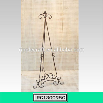 Scrolled Antique Adjustable Metal Easel Display Stand Wholesale