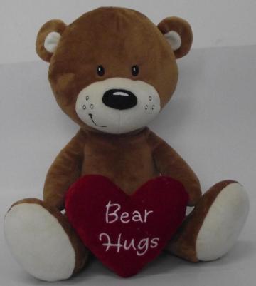 Lovely heart teddy bear doll bear doll