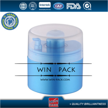 25g pp airless jar ,blue color airless jar with special pump,airless cream jar manufacturer,free samples