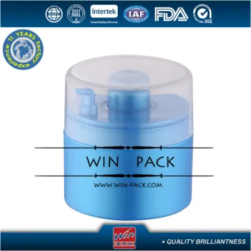 25g pp airless jar ,blue color airless jar with special pump,airless cream jar manufacturer,free samples