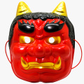 Máscara japonesa de cosplay de anime de demônio assustador