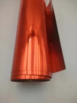 Customize thickness Glossy Transparent Orange Peel PVC Film