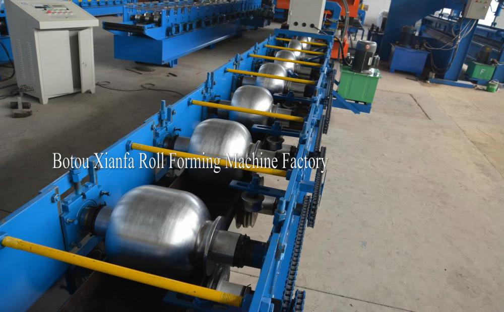 Galvanized Steel Sheet Circular Gutter Roll Forming Machine