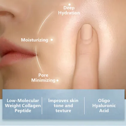 Korean Bio Deep Collagen Moisturizing Face Mask Sheets for Private Label Skincare