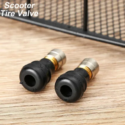  Straight Tire Valve Stem 11mm Seat for Electric Scooter Tubeless Valves - Compatible with Segway Ninebot Max G30