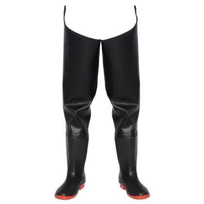 Waterproof High Waisted PVC Wader Suit for Fishing