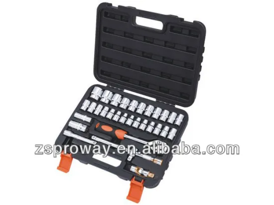 32pcs auto repair use 1/2" 6PT socket set, hex wrenches