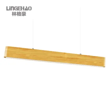 China Hot sale Wood design Office Pendant Led Linear Light