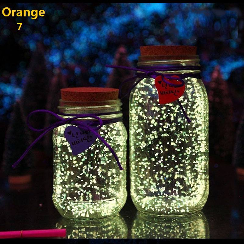 Fish Tank Noctilucent Sand Night Luminous Dark Bright Glow Fluorescent Particles Aquarium Fish Tank Decoration