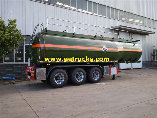 Bulk Hydrochloric Acid Delivery Semi-Trailers