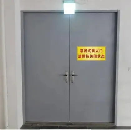 Double door aluminum alloy clean-room door