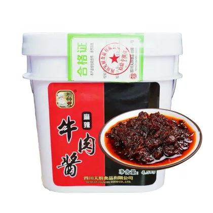 Tianchu 4.5kg Commercial Wholesale Spicy Beef Sauce