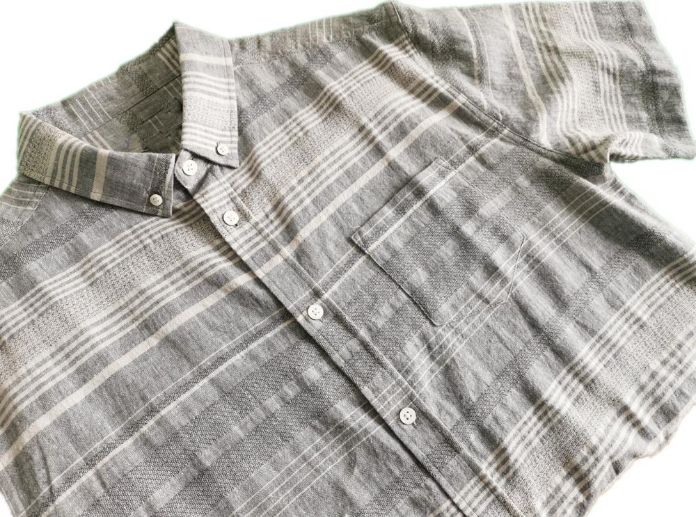 Linen Cotton Y D Short Sleeve Fabric Washed