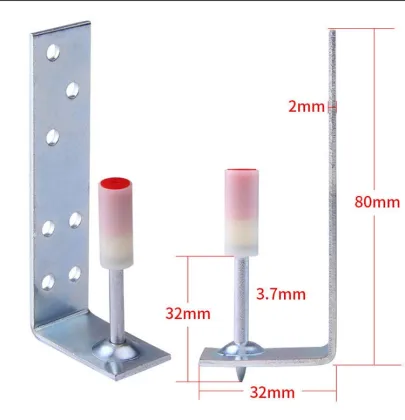 Wooden keel nails for construction engineering