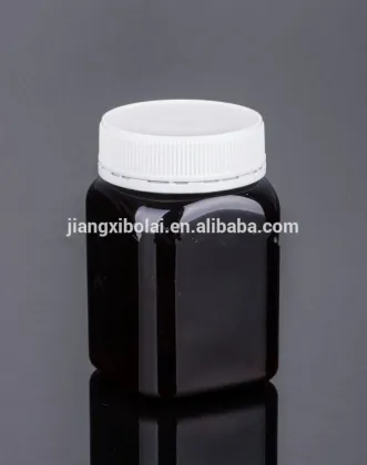 500g amber square honey bottle plastic bottles for New Zealand honey