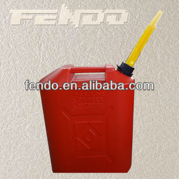 HDPE cheap plastic fuel jerry can with small lip