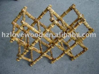 Bamboo Wine Rack (Stand)