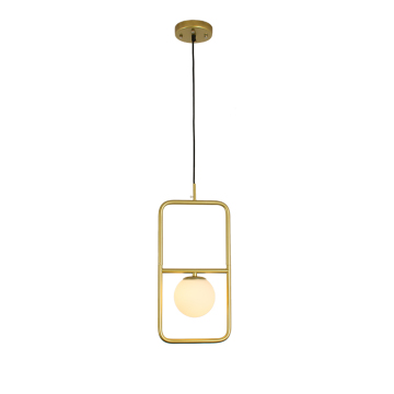 Luxury Restaurant Glass Chandelier: Lampu langit -langit logam tembaga desain baru