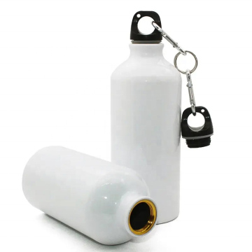 Subbank 400 ml silberweißes Aluminiumwasserflasche