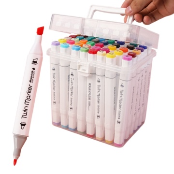 Colorful Double Headed Graffiti Marker Pen Set for Students
