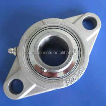 Unit Bantalan Flange Stainless Stainless 15 mm SUCFL202 Ekuivalen SSUCFL202 2 Bantalan yang Dipasang Baut "dapat dipersingkat menjadi:" SSUCFL202 15mm Bantalan Flange Stainless Steel Stainless Steel
