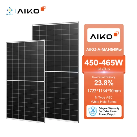 High Power N-Type Aiko-A450-Mah54Mw Solar Panels: 450W-465W Modules in Europe Stock