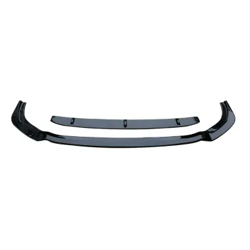 High Quality ABS Front Bumper Black Separator Lip for Audi A6 C8 2019-2020