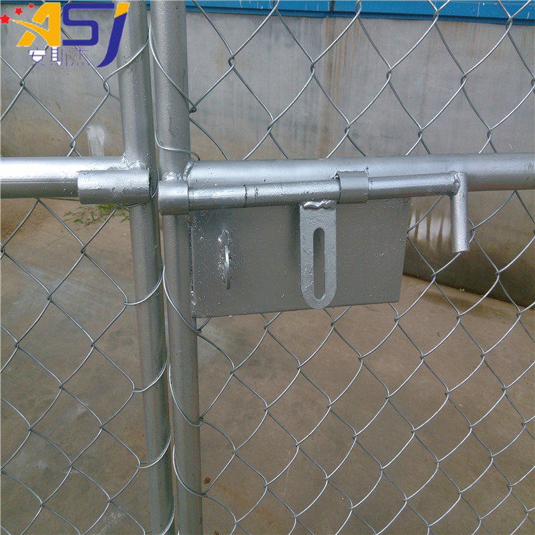 PVC Coated Used Chain Link Fence Gate