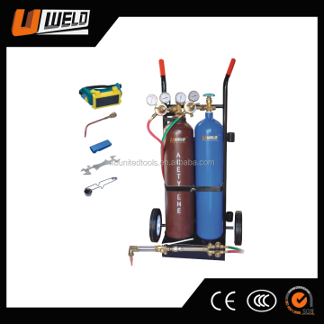 Portable Refrigeration Tool Kit with 10L Oxygen Acetylene Cylinders - UW-1518-A
