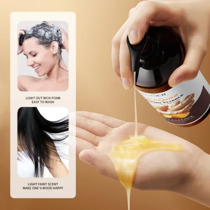 Ginger Shampoo for Hair Growth and Damage Care