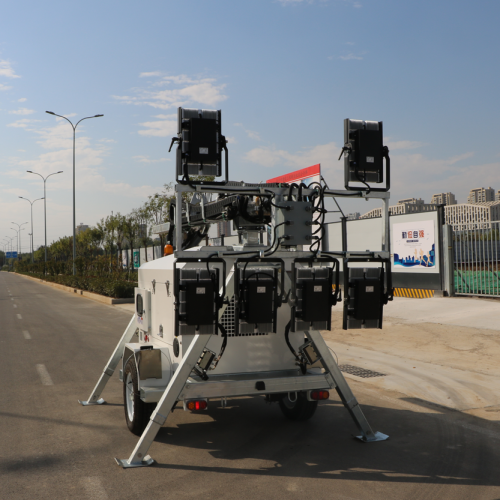 Diesel Engine Lighting Tower Portable Diesel Generator Mast LED Mobile Light Tower Factory