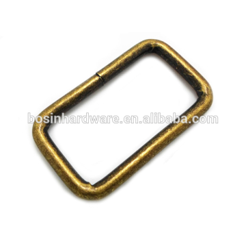 Fashion High Quality Metal Antique Brass Rectangle Ring