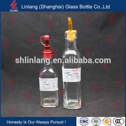 blue amber green clear camellia oil bottle